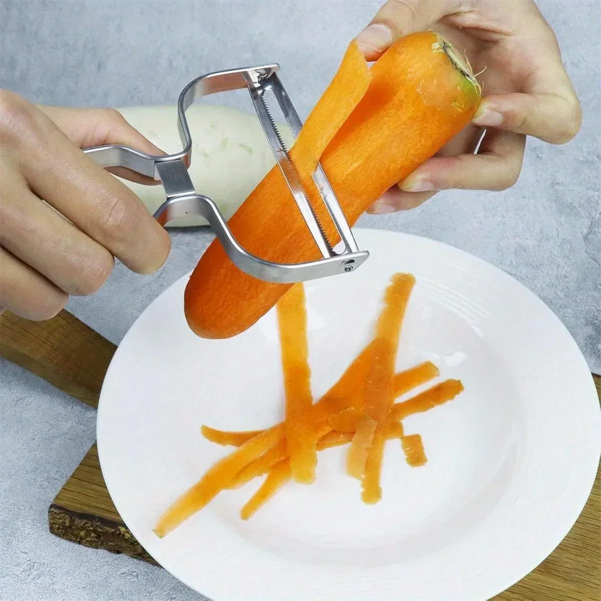 Kitchen Gadgets Peeler - 1 buah Pengupas Stainless Steel untuk
