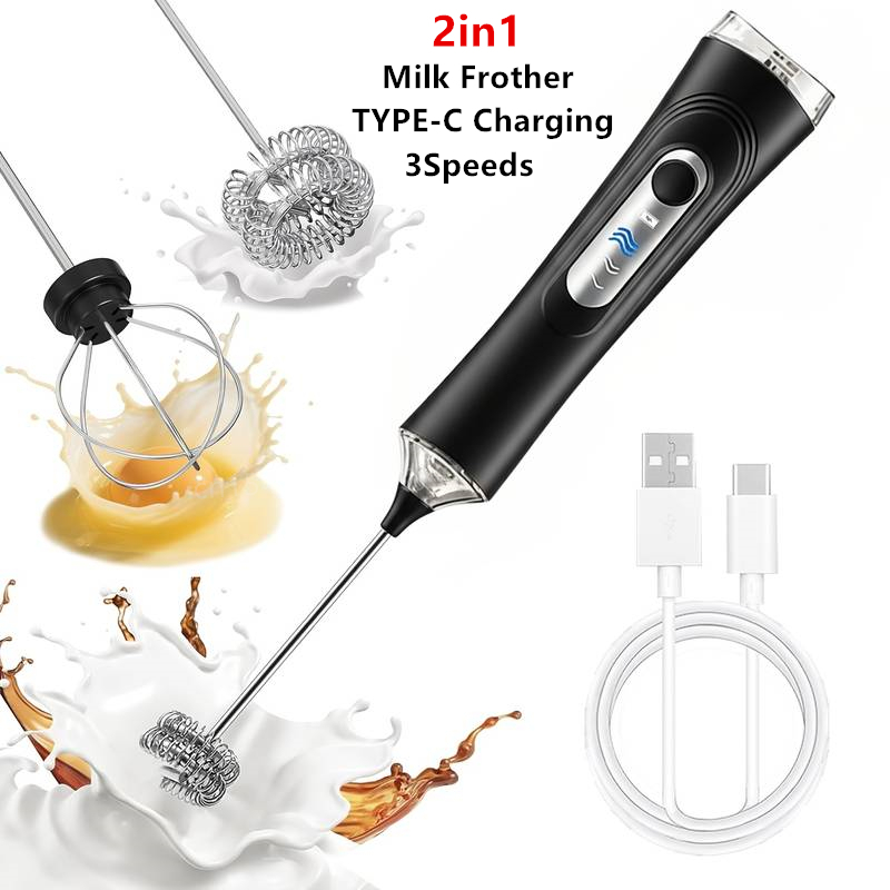 Kitchen Gadgets And Appliances - Pembuat Busa Susu Elektrik + Pengocok