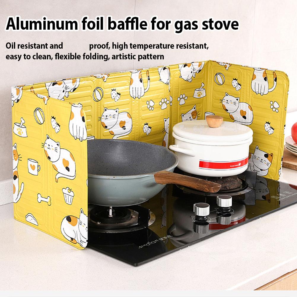 Kitchen Gadgets Dropshipping - Pelindung Cipratan Minyak Dapur dari Aluminium