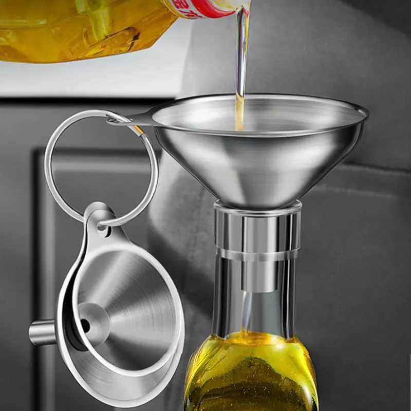 Kitchen Gadgets Latest - 3 buah Set corong dapur baja