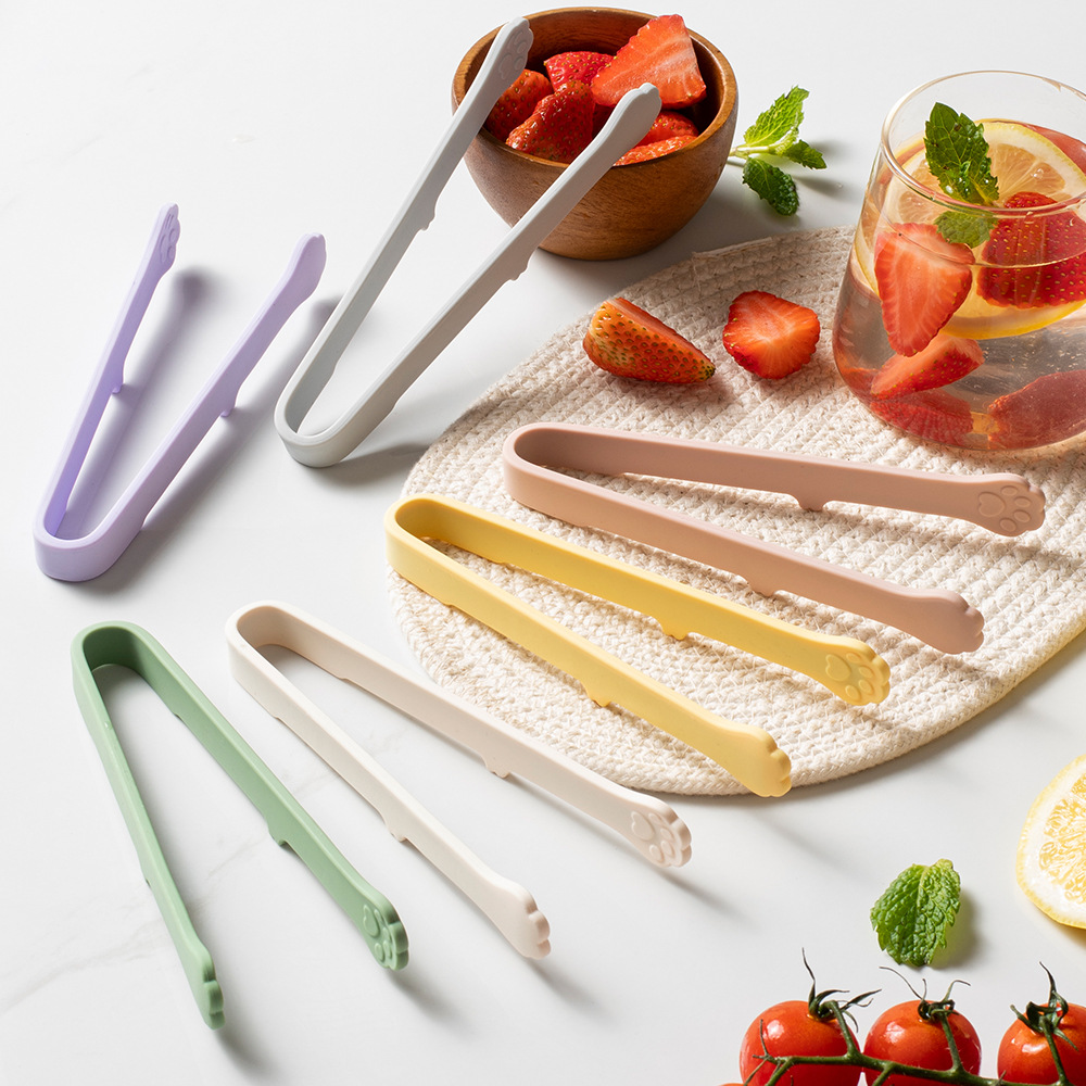 Kitchen Gadgets And Equipment - Penjepit Makanan Silikon Bentuk Cakar Kucing