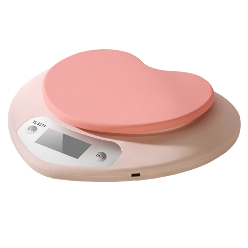 Digital Kitchen Scale - ABBZ-Timbangan Dapur Digital Portabel Bentuk Hati