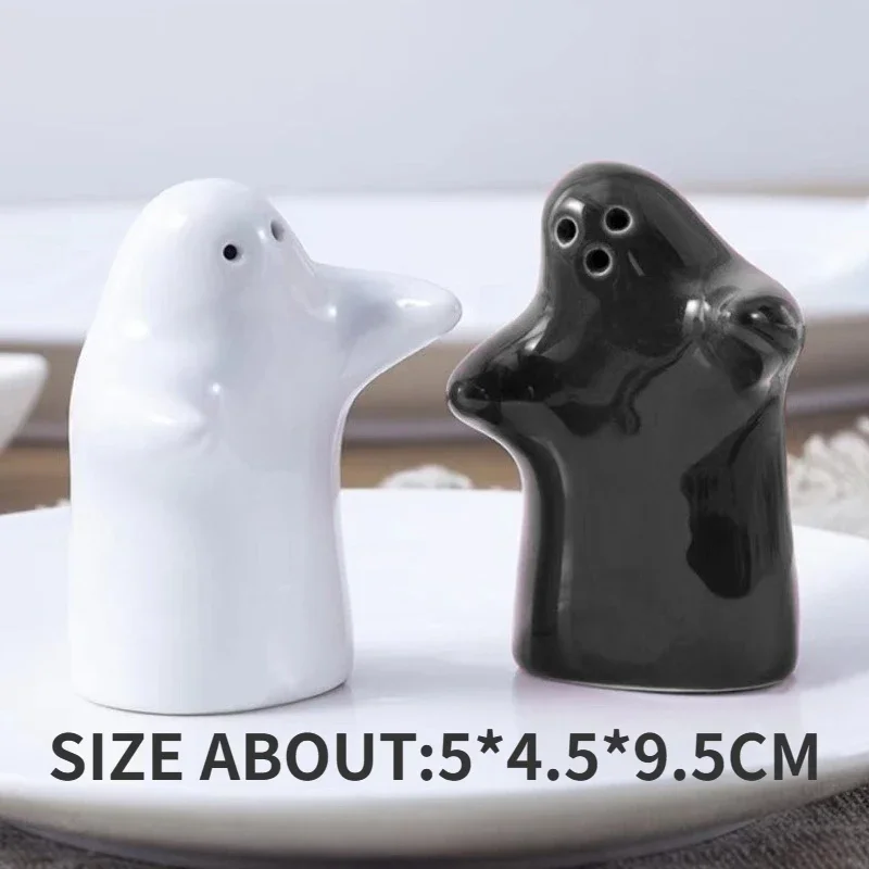 Korean Kitchen Gadgets - Keramik hantu Mini lucu Pot garam