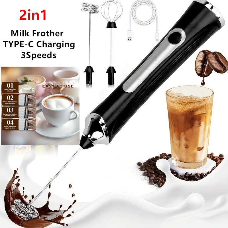 Kitchen Gadgets And Appliances - Pengocok Susu Elektrik Nirkabel dan Pengocok