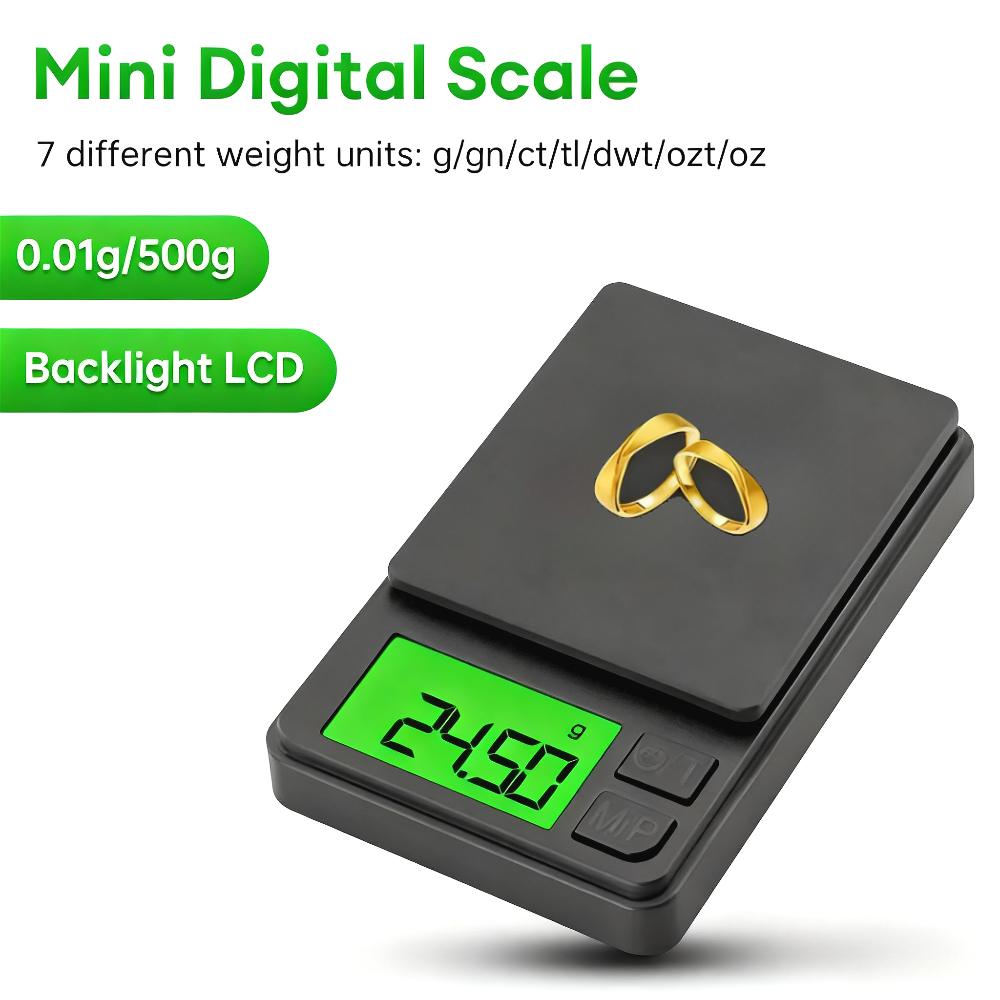 Digital Kitchen Scale - Timbangan digital mini 200/500/1000g 0.01g, timbangan