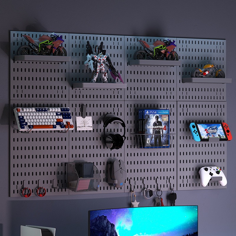 Kitchen Gadgets Storage - Papan Penyimpanan Dinding Tanpa Bor, Papan