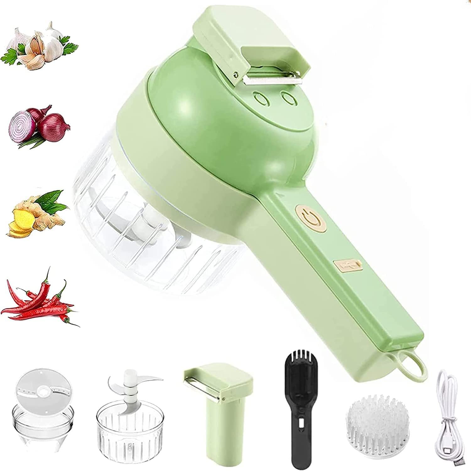 Kitchen Gadgets Machine - Pemotong Sayur Elektrik 4 In 1