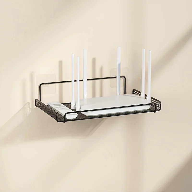 Kitchen Gadgets Storage - Rak Router Stainless Steel Tanpa Bor,