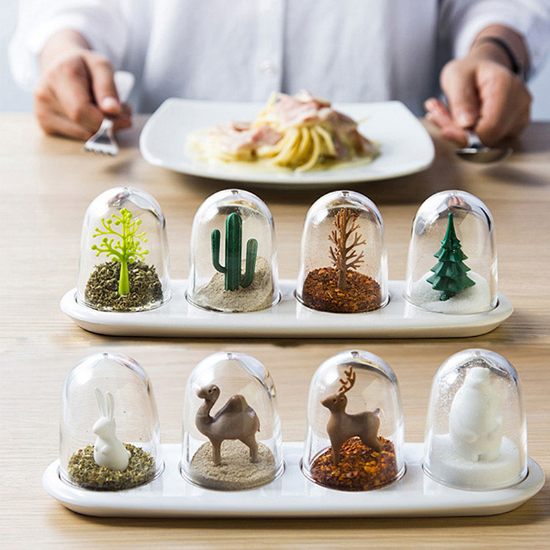 Korean Kitchen Gadgets - 4 Buah Empat Musim Botol Bumbu