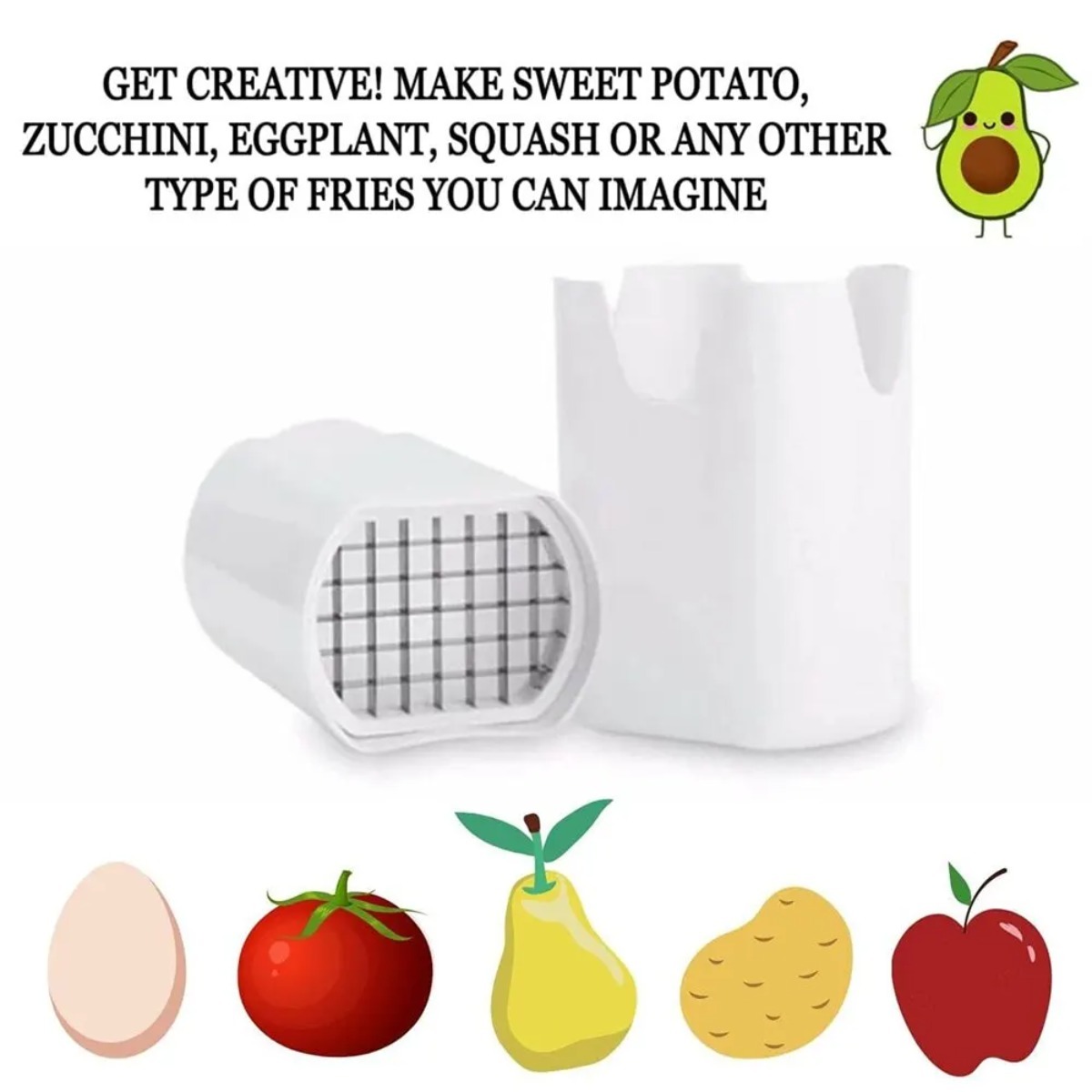 Alat Pemotong Kentang Goreng P - Korean Kitchen Gadgets ulasan dan harga
