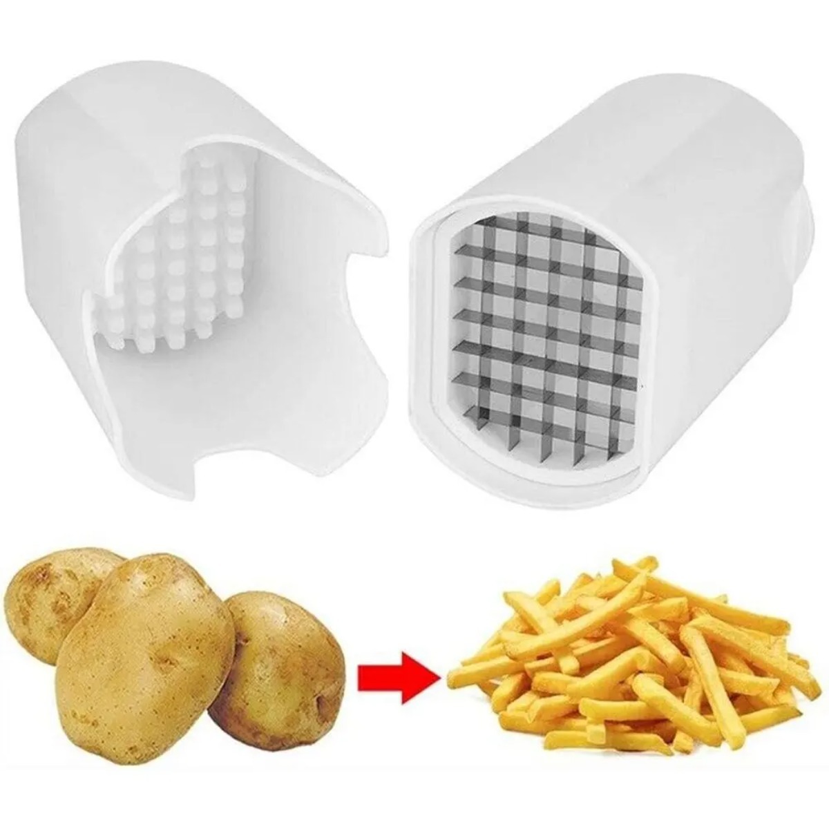 Alat Pemotong Kentang Goreng P - Korean Kitchen Gadgets ulasan dan harga
