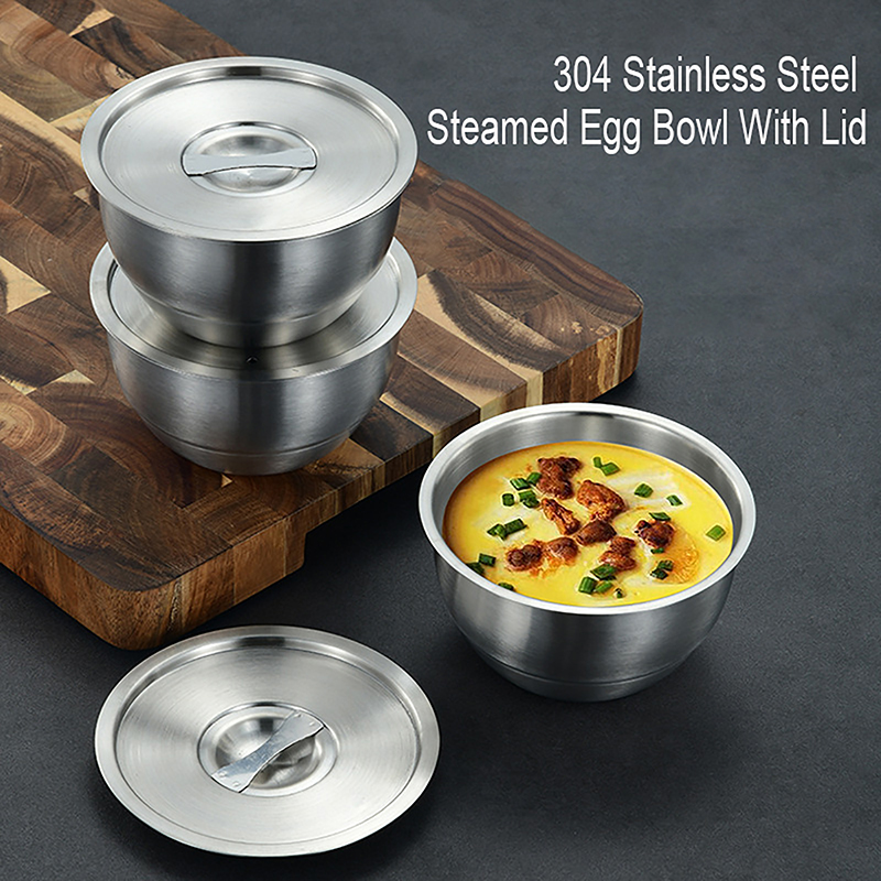 1 buah mangkuk nasi stainless  - Korean Kitchen Gadgets ulasan dan harga