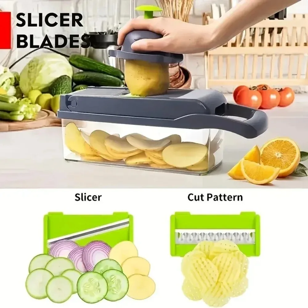 Pencincang sayuran multifungsi - Korean Kitchen Gadgets ulasan dan harga