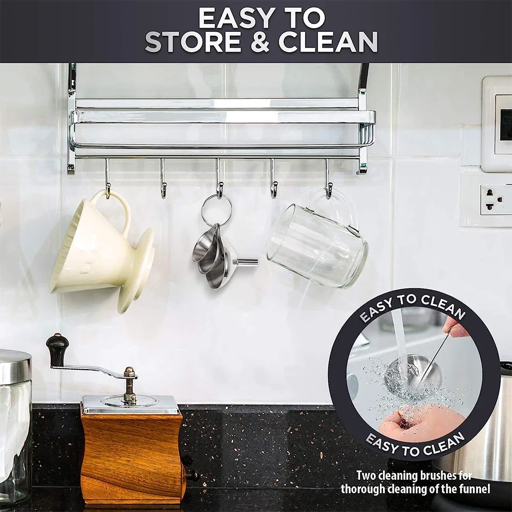 3 buah Set corong dapur baja t - Kitchen Gadgets Latest ulasan dan harga