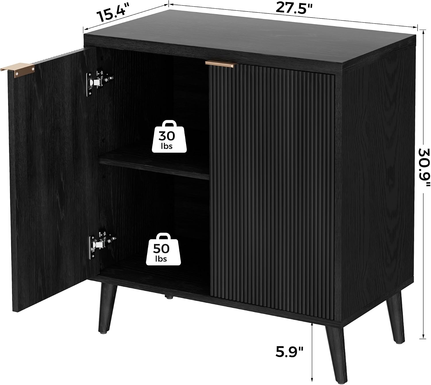 Lemari Bufet Beralur Dengan Pe - Kitchen Gadgets Storage ulasan dan harga