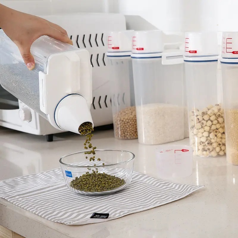 Tangki Penyimpanan Biji-bijian - Kitchen Gadgets Storage ulasan dan harga