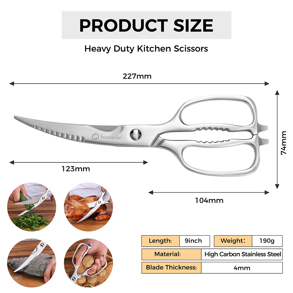 Sunnekko gunting dapur baja ta - Kitchen Gadgets Latest ulasan dan harga