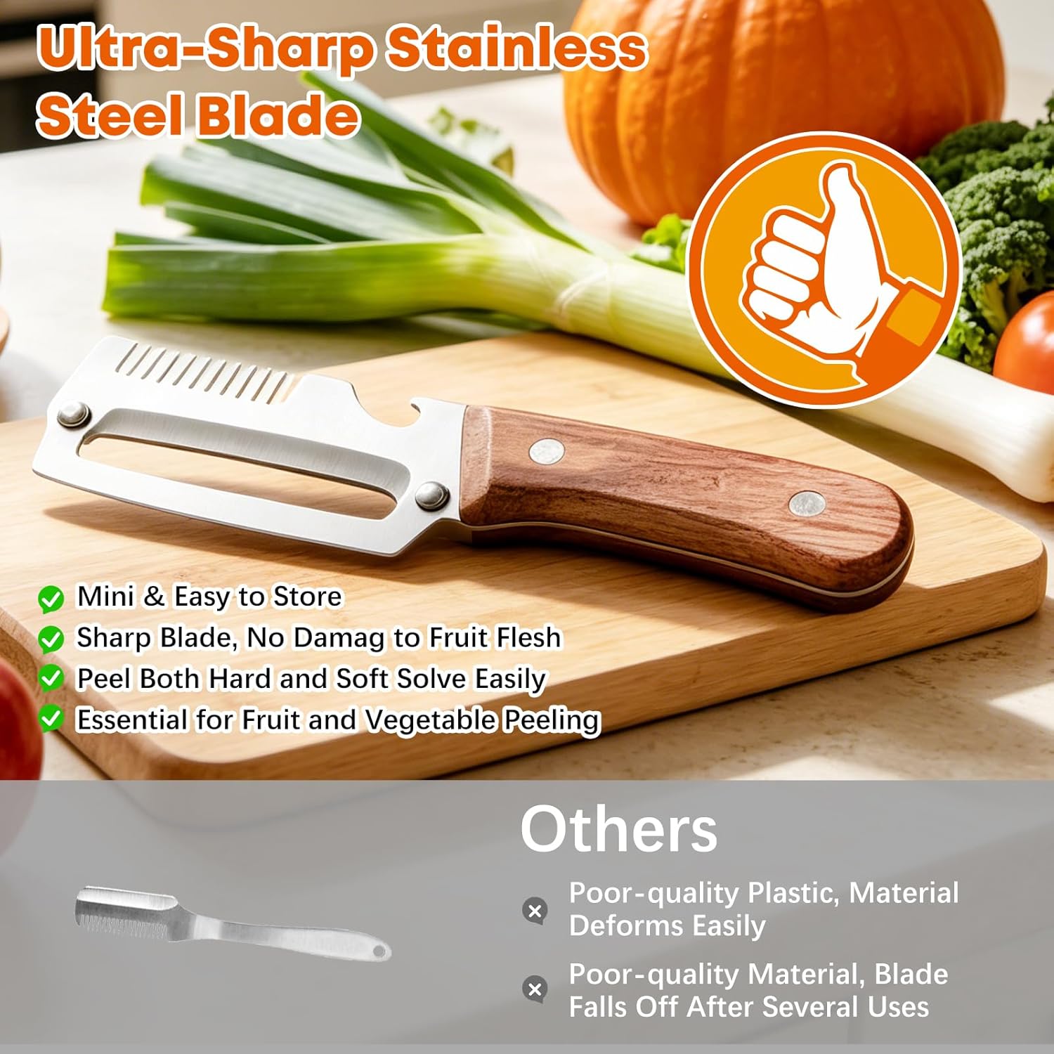 Pengupas Sayuran Multifungsi B - Kitchen Gadgets Dropshipping ulasan dan harga