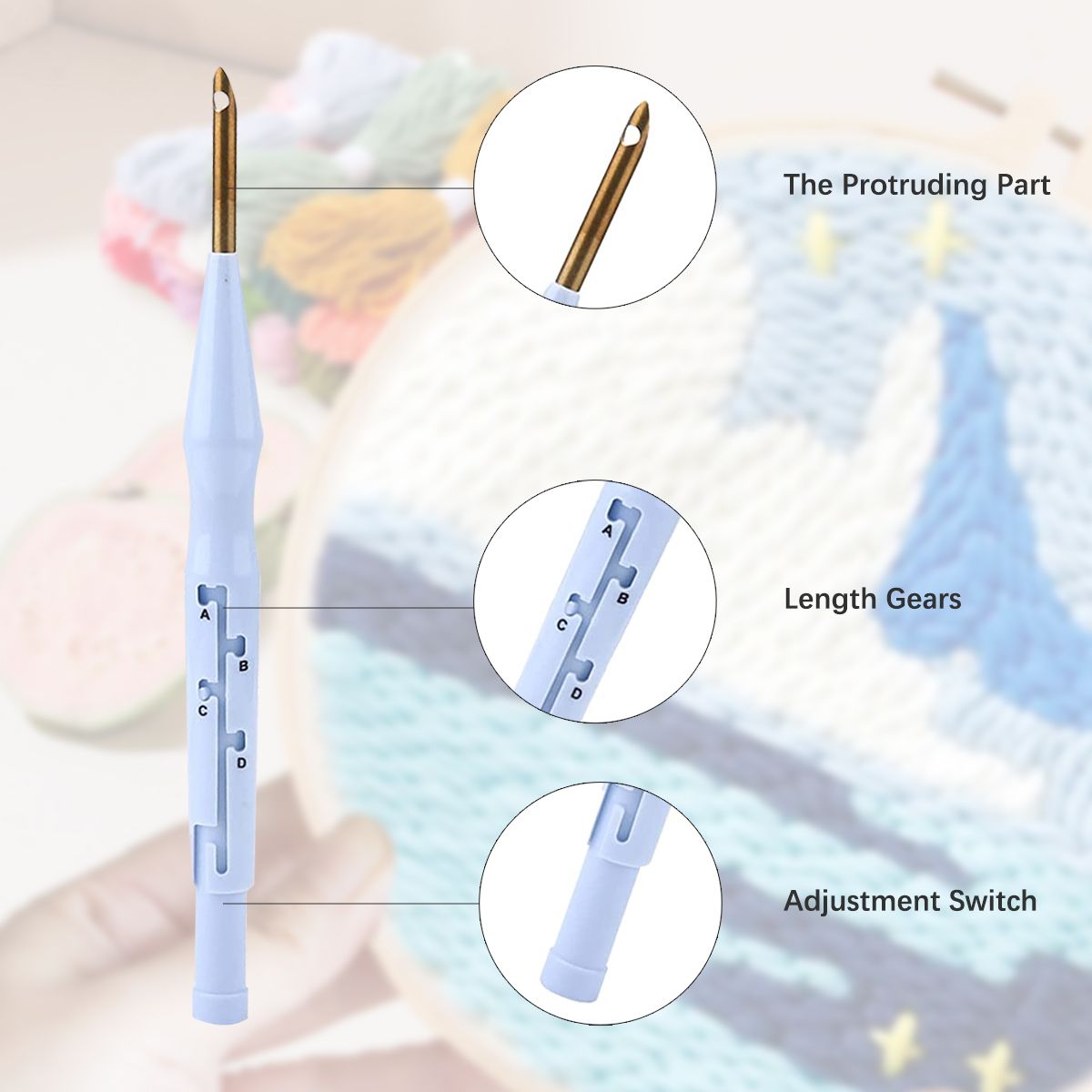 Perlengkapan Punch Needle DIY  - Kitchen Gadgets Crossword ulasan dan harga