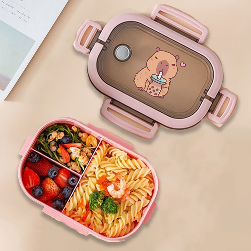 Kotak Makan Siang Bento Capyba - Kitchen Gadgets Storage ulasan dan harga