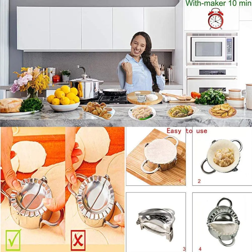 Pembuat pangsit dari baja taha - Kitchen Gadgets Latest ulasan dan harga