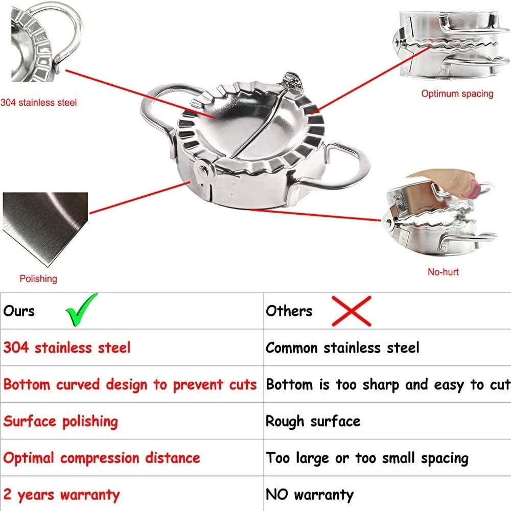 Pembuat pangsit dari baja taha - Kitchen Gadgets Latest ulasan dan harga