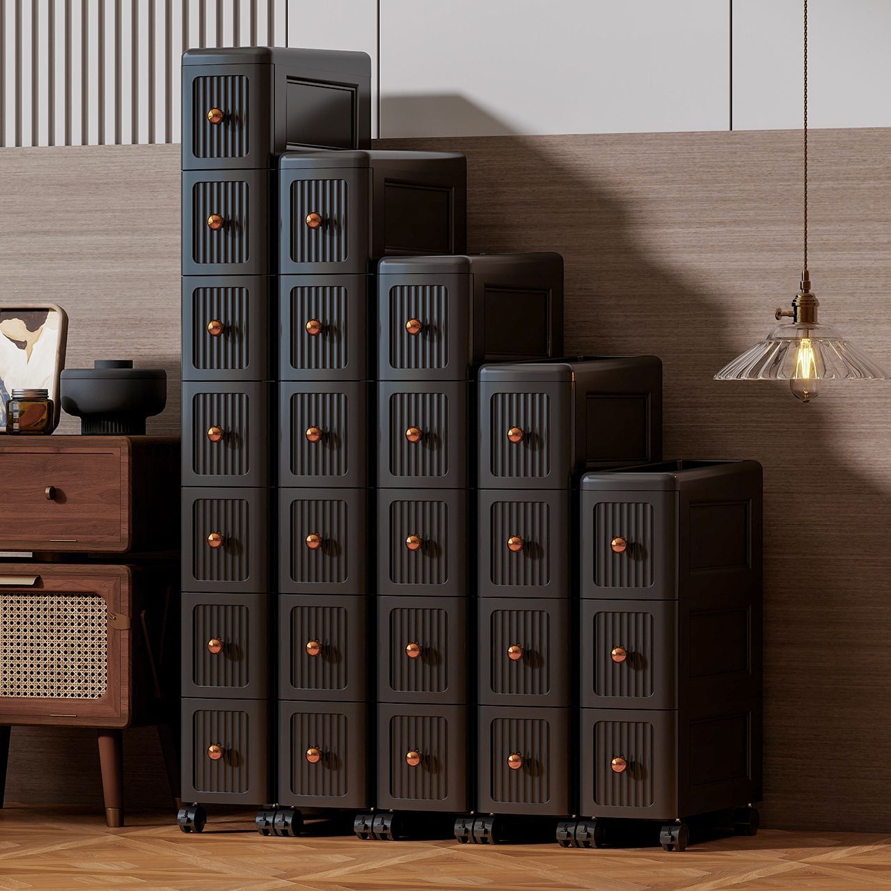 Lemari Penyimpanan Laci Sempit - Kitchen Gadgets Storage ulasan dan harga