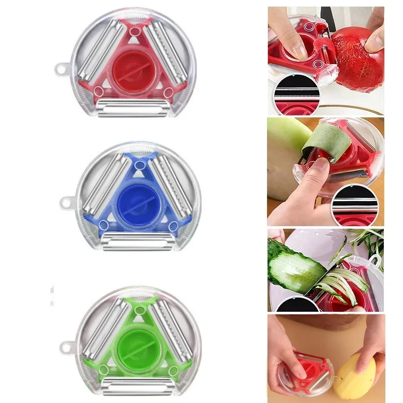 1PC Trio Peeler Set Pengupas S - Kitchen Gadgets Peeler ulasan dan harga