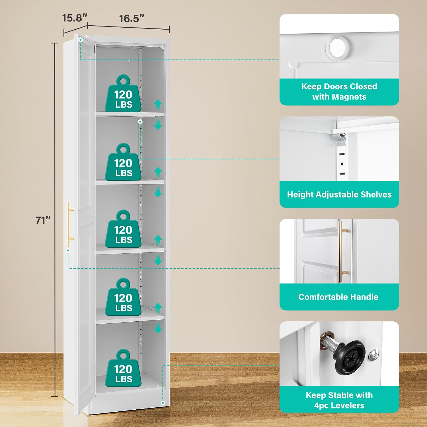 Lemari Penyimpanan Tinggi dan  - Kitchen Gadgets Storage ulasan dan harga