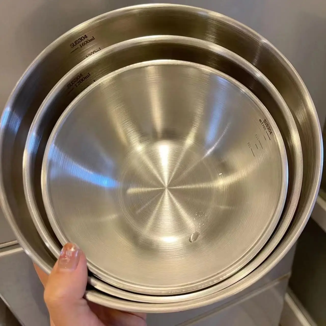 1-3 Set Mangkuk Stainless Stee - Kitchen Gadgets Storage ulasan dan harga