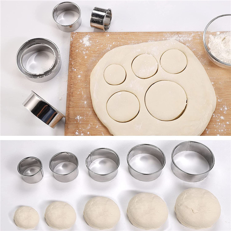 Cetakan biskuit bulat baja tah - Kitchen Gadgets And Equipment ulasan dan harga
