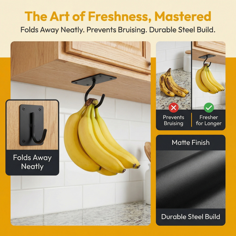 Rak Penyimpanan Lipat Perekat  - Kitchen Gadgets Storage ulasan dan harga