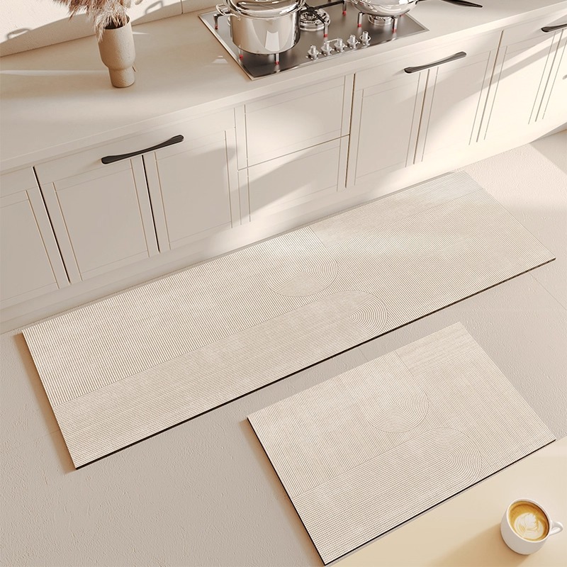Keset Lantai Dapur Pvc Karpet  - Korean Kitchen Gadgets ulasan dan harga